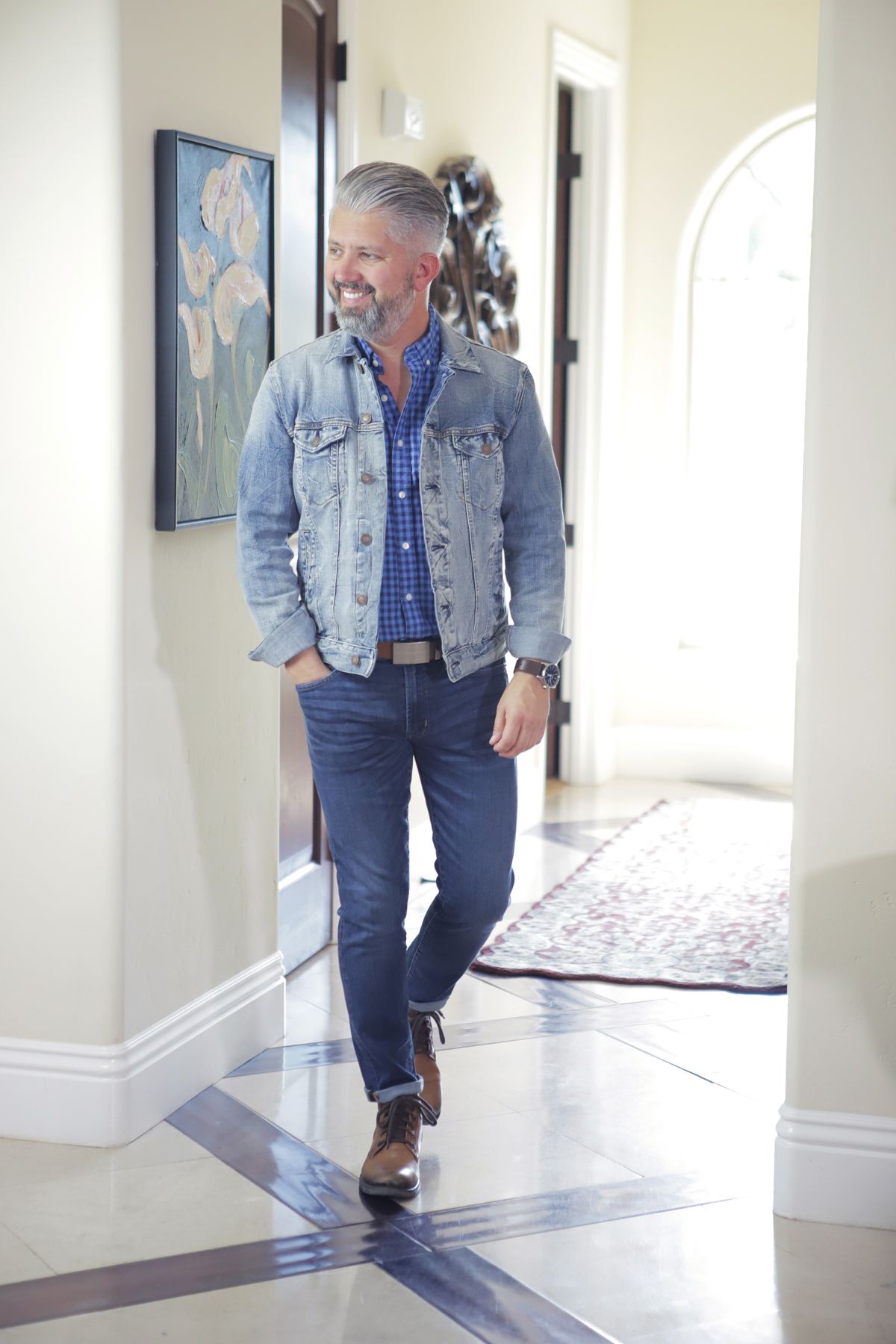 denim jacket business casual reddit