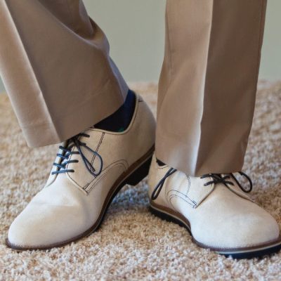 Bone Suede Oxfords by GH Bass & Co. – Seattle Men’s Fashion Blog